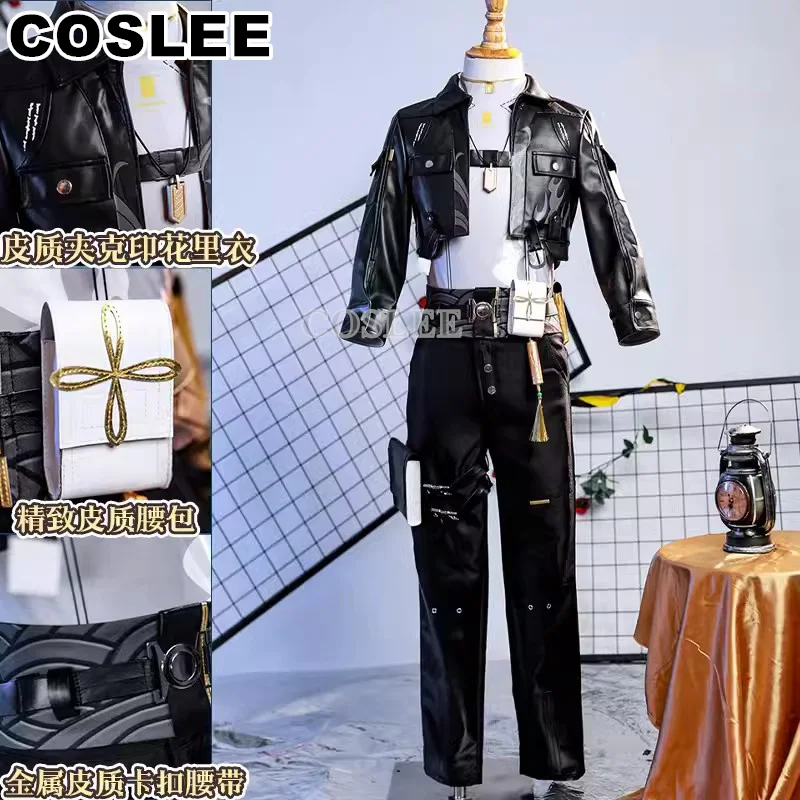 COSLEE Wuthering Waves Rover Main Cosplay Costume Game Suit Fashion Handsome Uniform Men Role Play Halloween Party Outfit