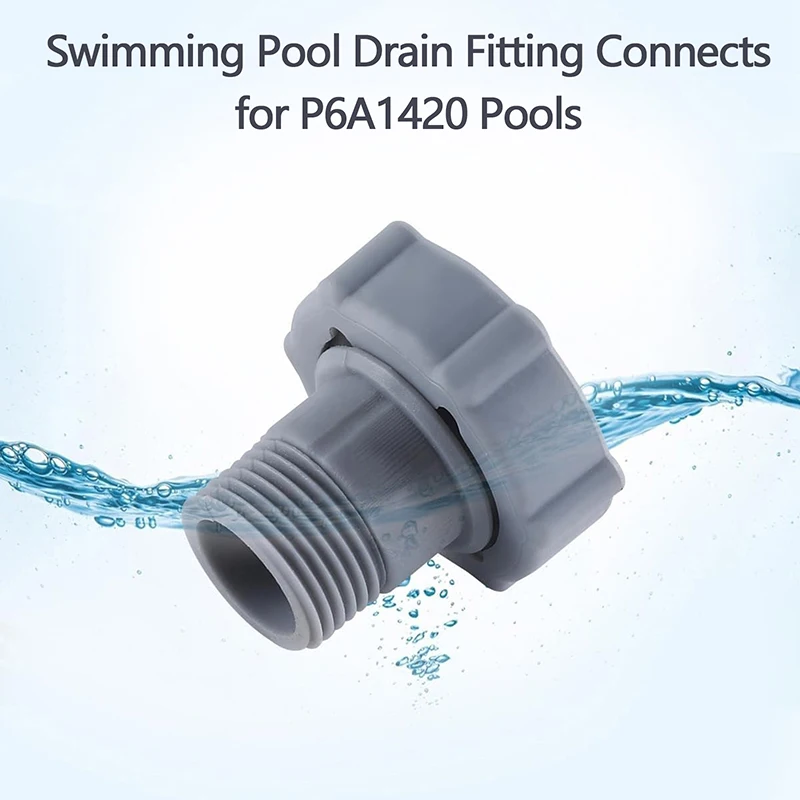 【YA】Swimming Pool Drain Fitting Connector For P6A1420 Pools Connect To The Bottom Of The Pool