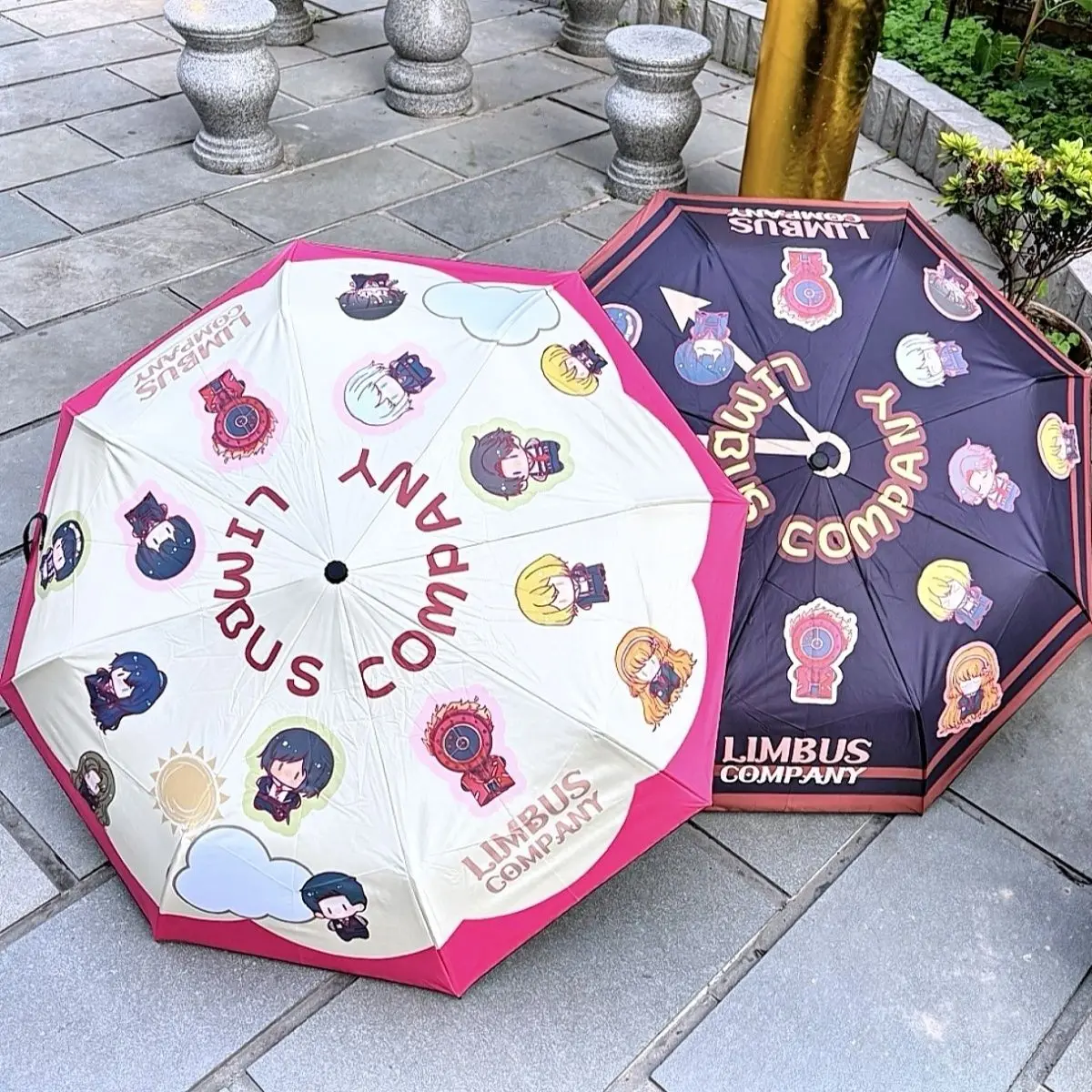 

Anime Limbus Company Don Quixote Ishmael Faust Gregor Heathcliff Sun Parasol Rainshade Sunny Rain Dual-Use Vinyl Umbrella