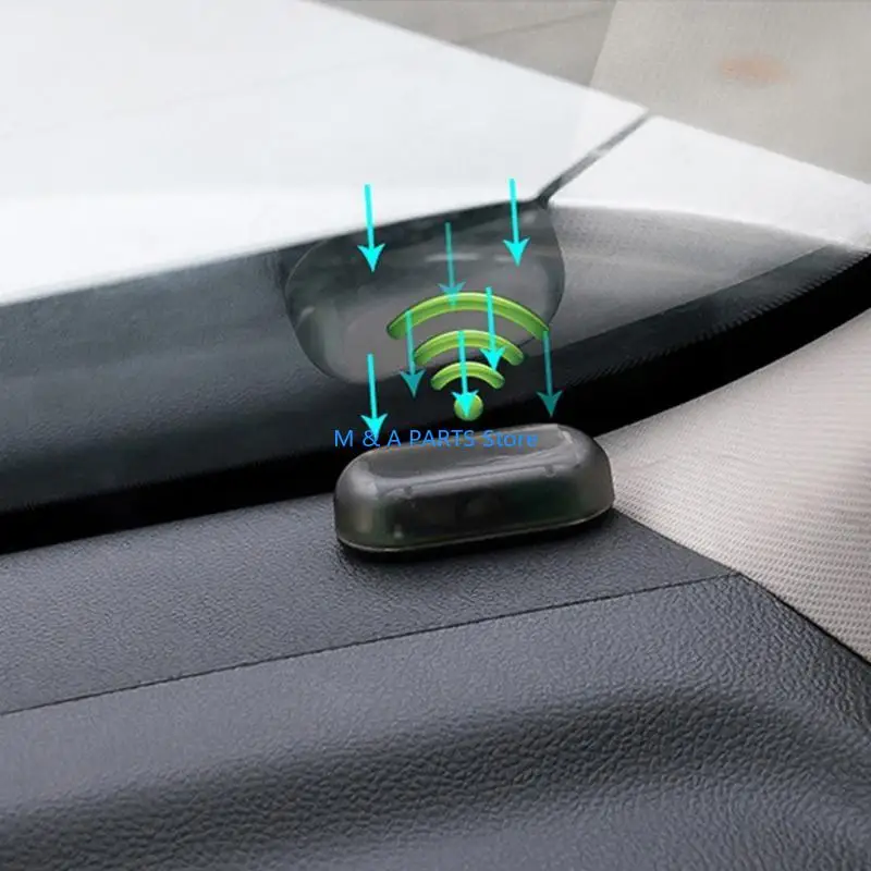 U1JF Car Alarm System Solars Dummy Car Alarm LED Light Antis Theft Flashing