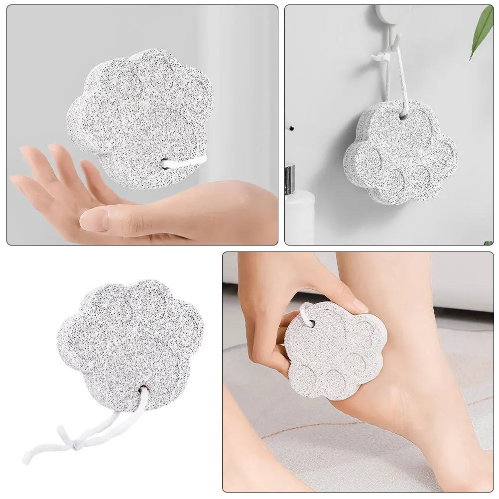 

Pumice Stone Foot Scrubber Cat Claw Shape Cute Foot File Dead Skin Remover Pedicure Tool Gentle Exfoliate Pumice Stone for Feet