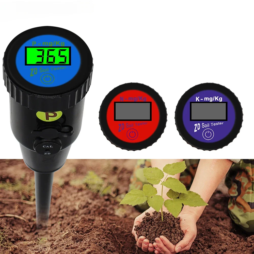 

ZD Soil Tester NPK Soil Instant Tester Nutrient Tester Nitrogen Phosphorus Potassium ZD Soil Ph Meter