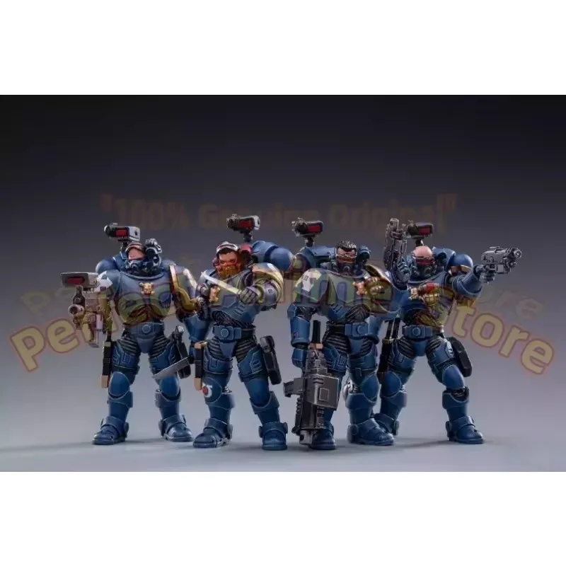 JOYTOY Dark Source Warhammer Warhammer 40K 1/18 Ultramarine VSM Invader 4-Person Set Movable Soldiers Gift Collection