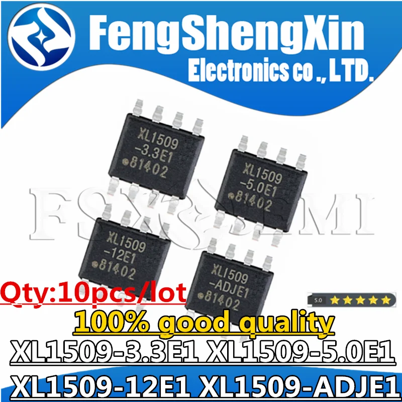 10PCS XL1509-5.0E1 SOP XL1509-5.0 SOP8 XL1509-3.3E1 XL1509-3.3 XL1509-ADJE1 XL1509-ADJ XL1509-12E1 XL1509-12 XL1509