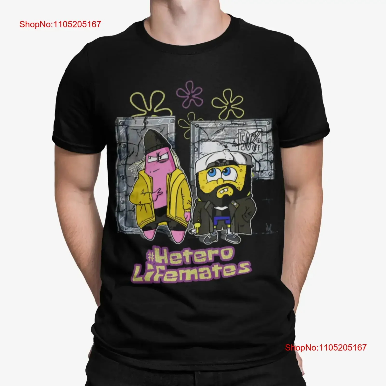 Kevin Smith Jay Silent Bob Remix Sponge Retro 90s Mashup Official Mens T Shirt vintage Washed Comfortable Unisex streetwear