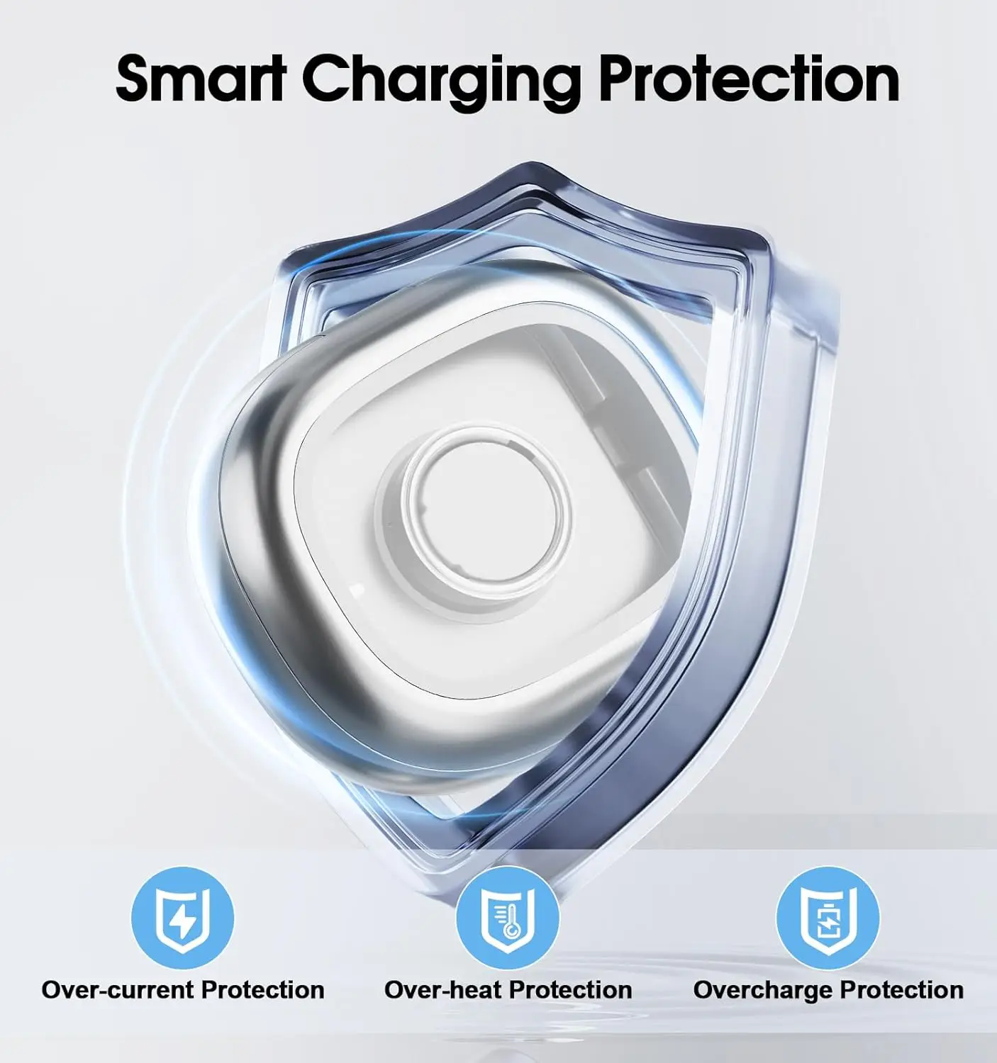 Smart Ring Charging Case Portable Charger Box for Oura Ring Gen 4 & 3 Fitness Rings with Magnetic Charge Port