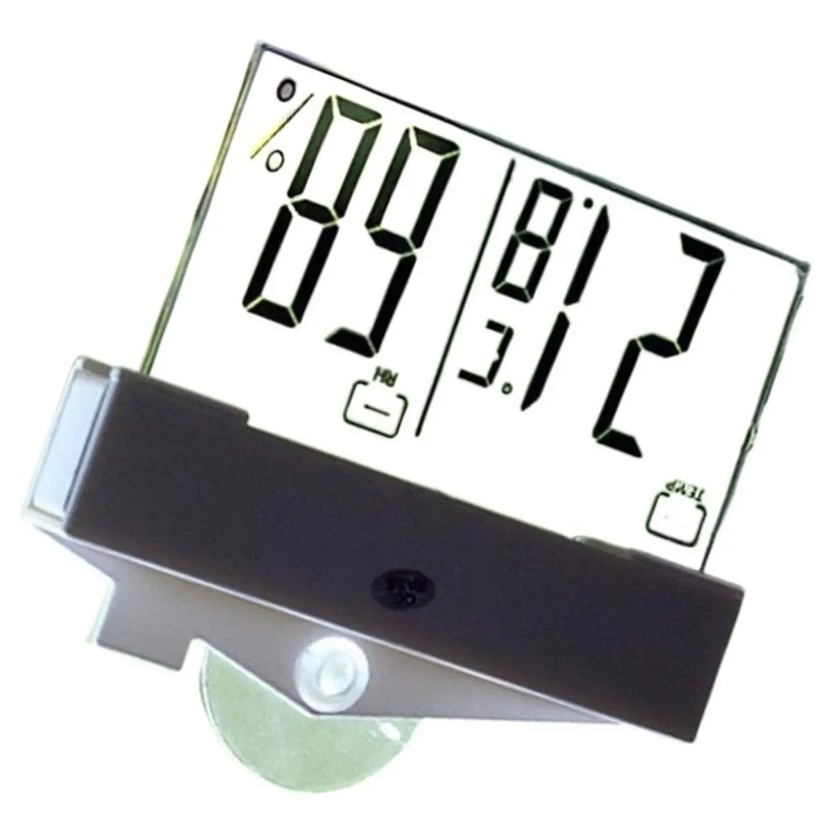 Digital Window Thermometer Hygrometer with Suction Cup, Large LCD Indoor Outdoor Weather Station,Bedroom Temperature