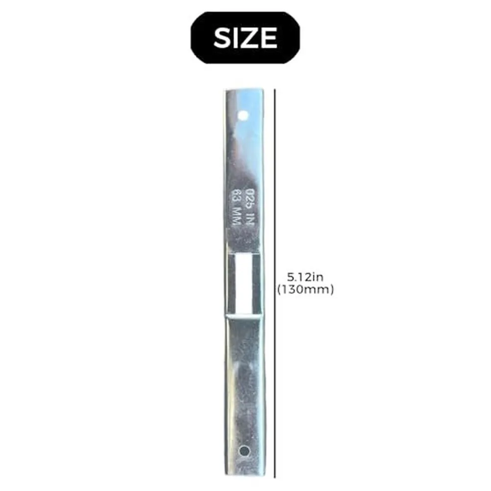 for chainsaw Raker Height Gauge Tool Kit with Flat File for Precise Depth Control 130MM and 190MM Silver Steel Design