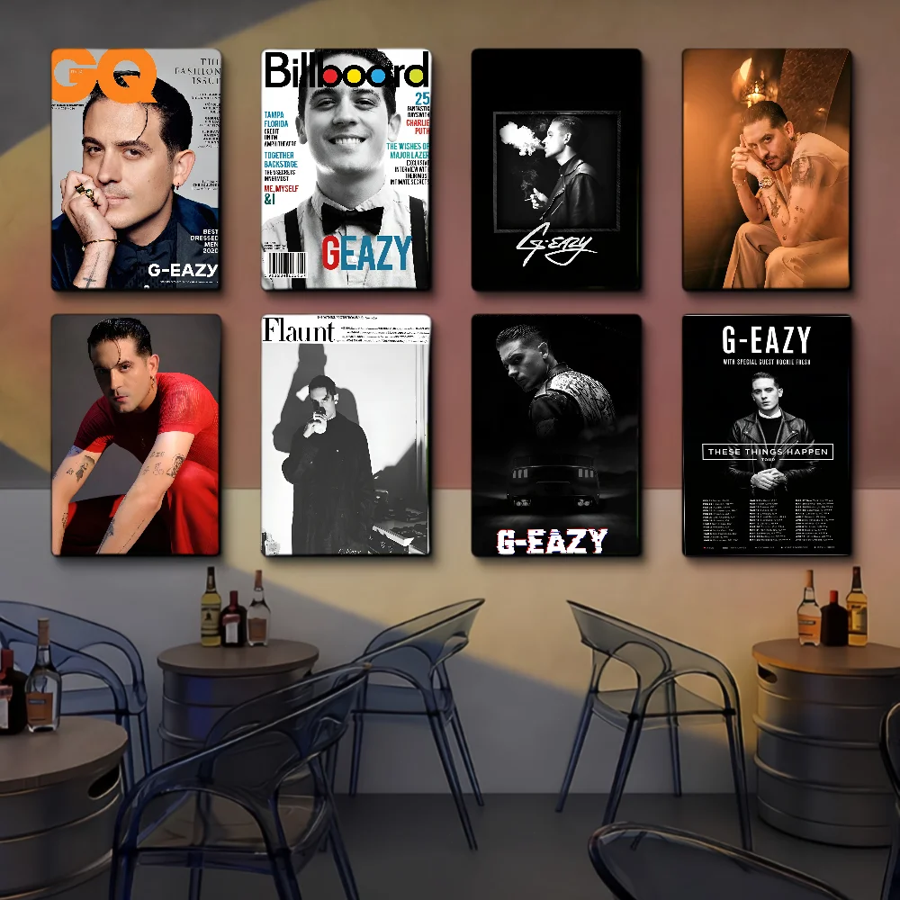 

G Eazy Rap Hip Hop Star Singer Classic Vintage Posters Vintage Room Home Bar Cafe Decor Nordic Home Decor