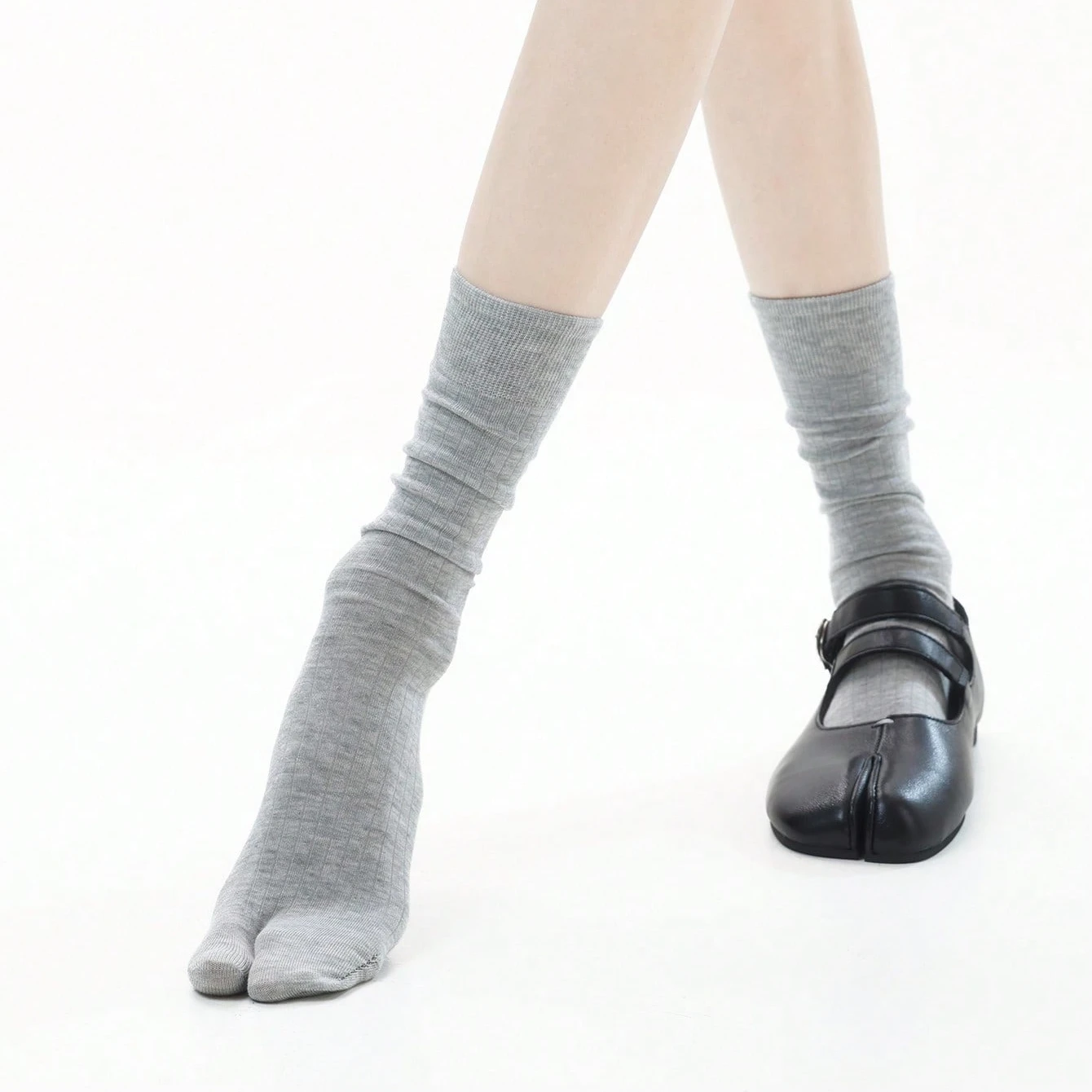 Women Toe Socks New Fashion Silk High Quality Crew Socks Solid Color Casual Simple Women Socks image 2
