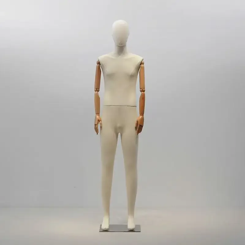 Men's full body cloth model shelf clothing store window human body display stand trendy brand men's clothing store same model