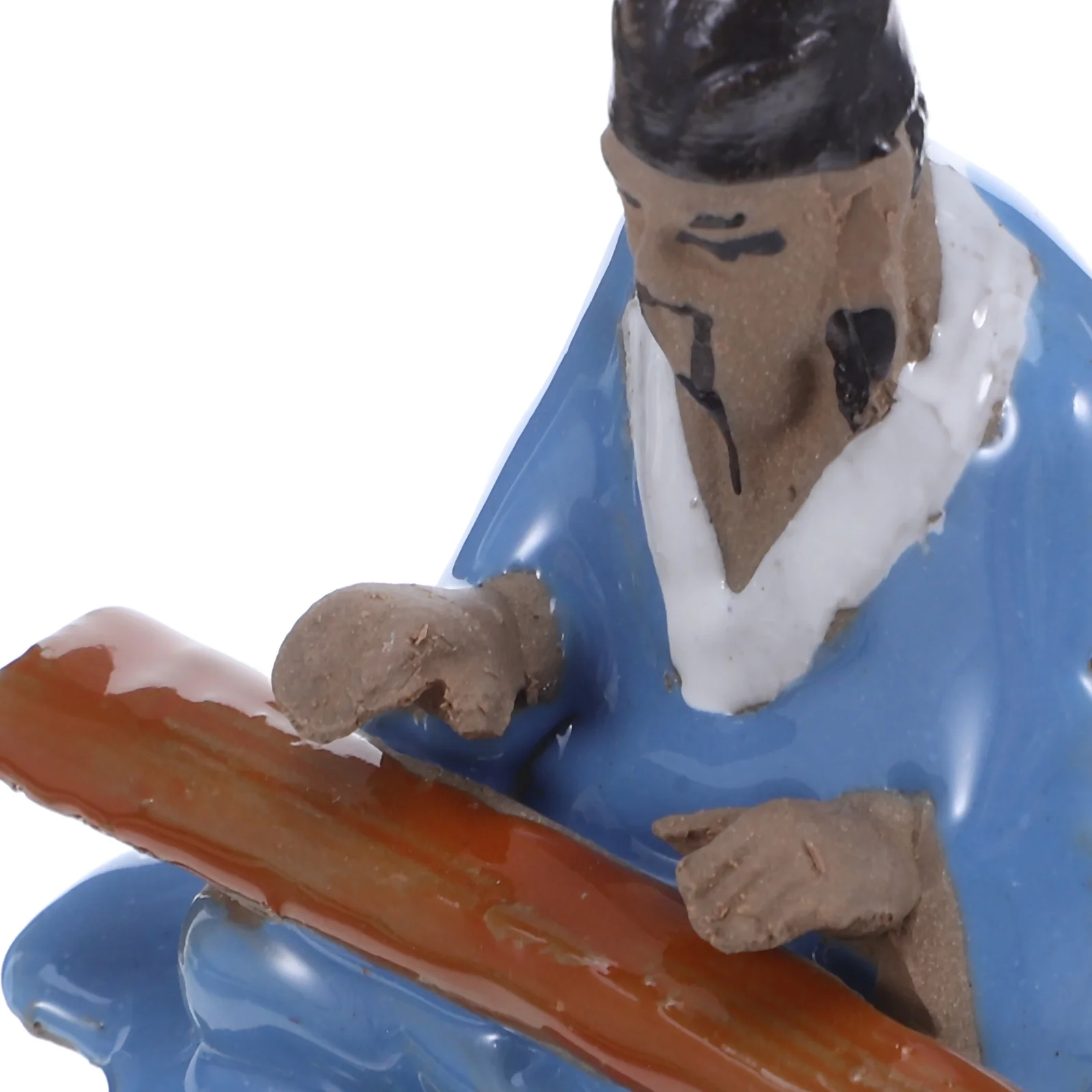 قطعتان من تماثيل البونساي المصغرة السيراميكية بتصميم الشطرنج القديم والموسيقى، تماثيل صغيرة لتزيين المكتب وحوض السمك والمنزل والحديقة