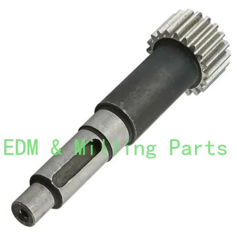 CNC Engraving Machine Part Gear Shaft Transmission 93mm Long Straight Pinion 20 Teeth For Engraving Mill Parts