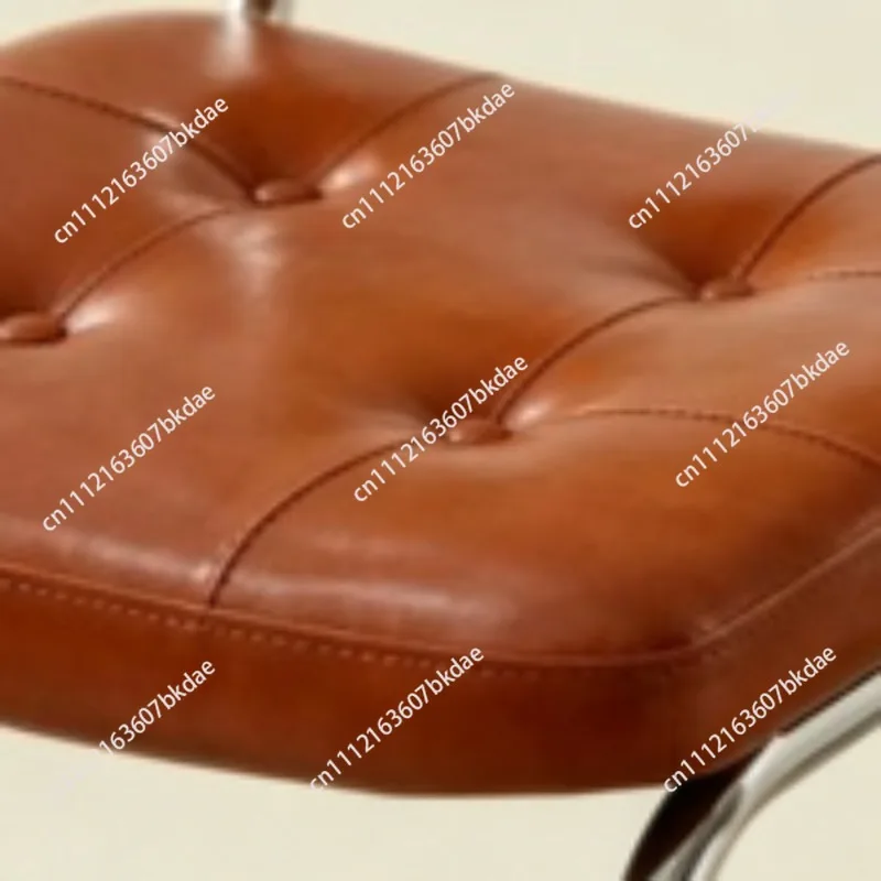 Office Rattan Backrest Dining Chairs Modern Luxury Relax Bow Shaped INS Computer Seat Computer Chair Restaurant Furniture
