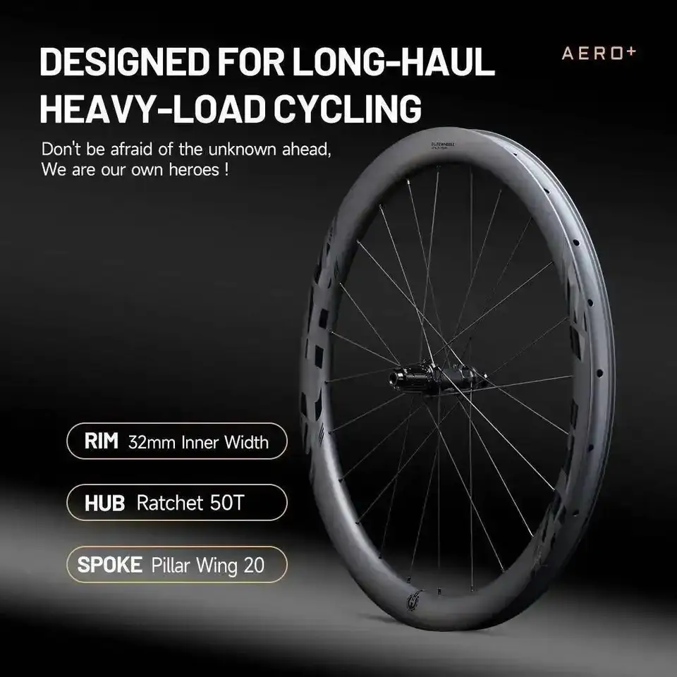ELITEWHEELS 最新エアロ+グラベルホイール ウィング付き20スポーク
