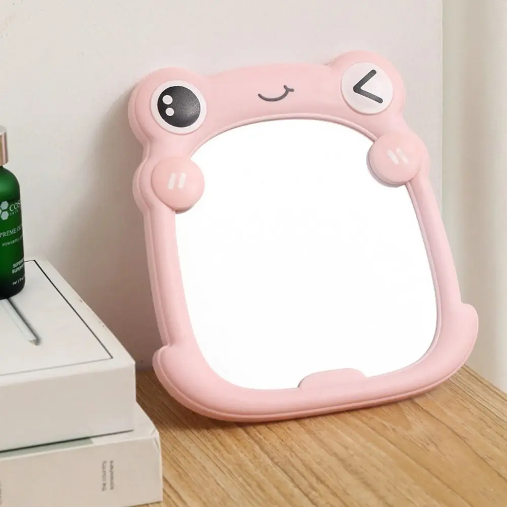 Cute Frog Makeup Mirror creativo specchio da principessa su un lato tavolo da appendere a parete portatile specchio da appoggio dormitorio per studenti