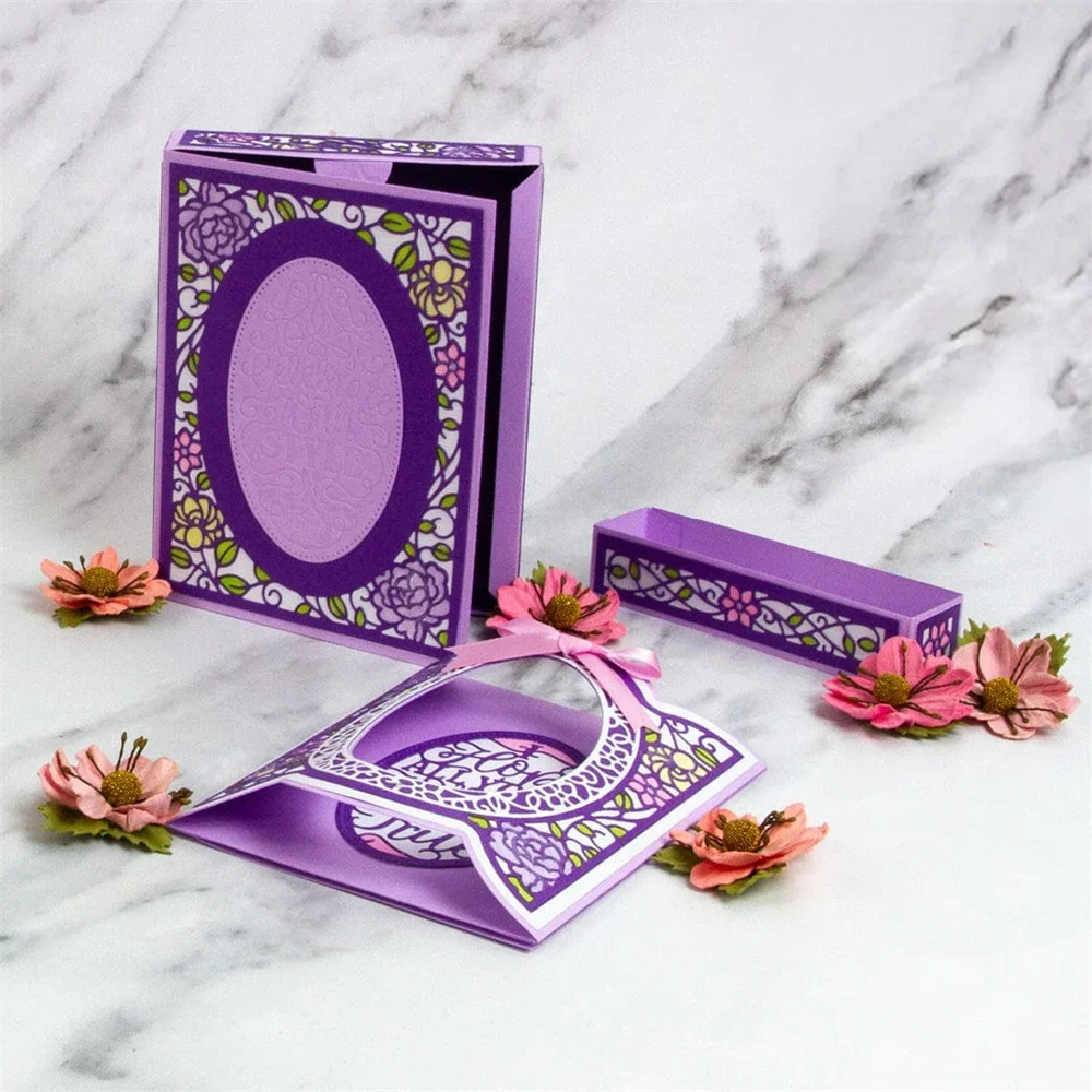 رائع الطقس قوس قزح هدية صندوق يموت قطع يموت قطع معدنية سكرابوكينغ تنقش صنع ورقة بطاقة الألبوم DIY بها بنفسك الحرفية الديكور #5