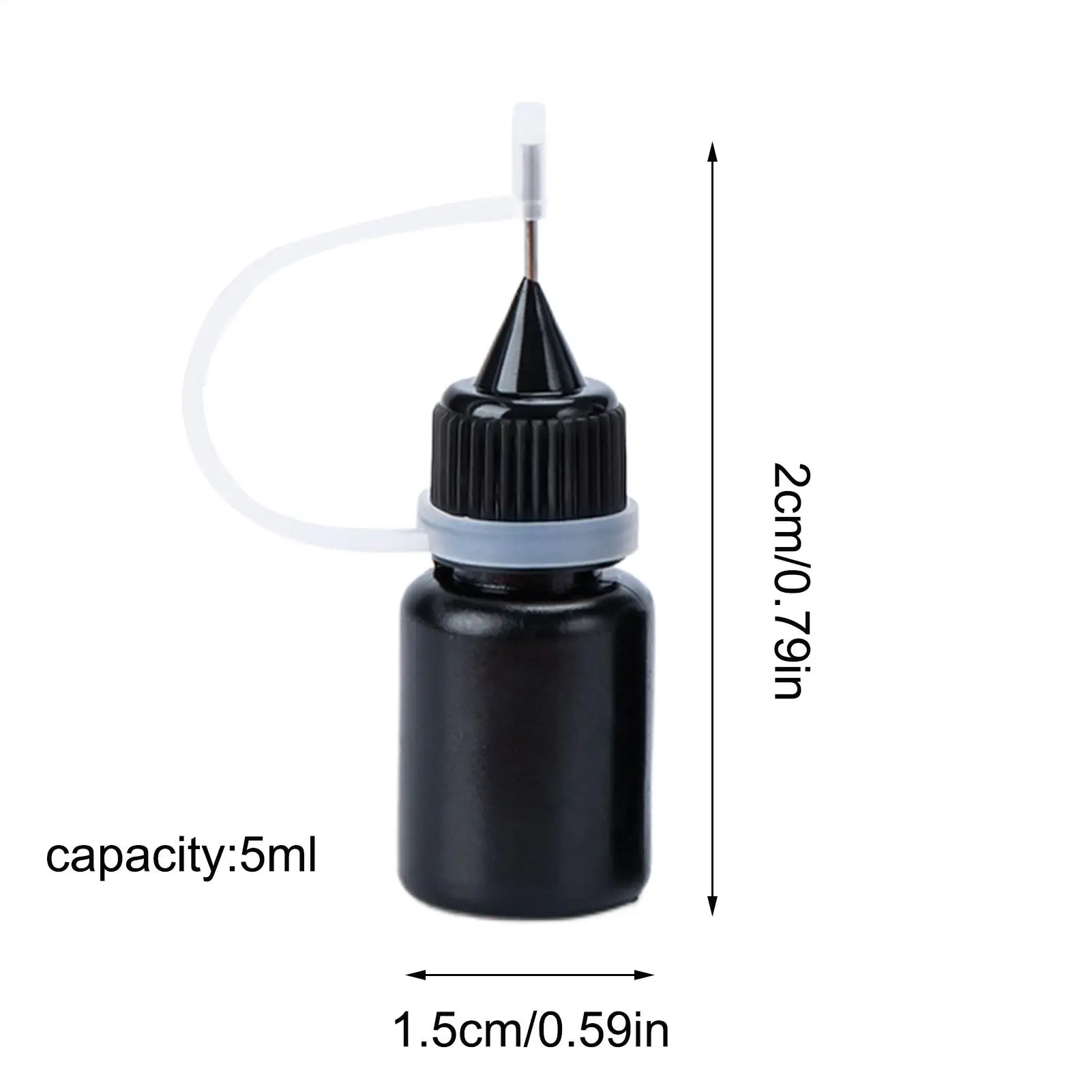 Tinta de recambio para sellos de privacidad de 5 ml, tinta transparente para sellos antirrobo de identidad, para la protección de la identidad.