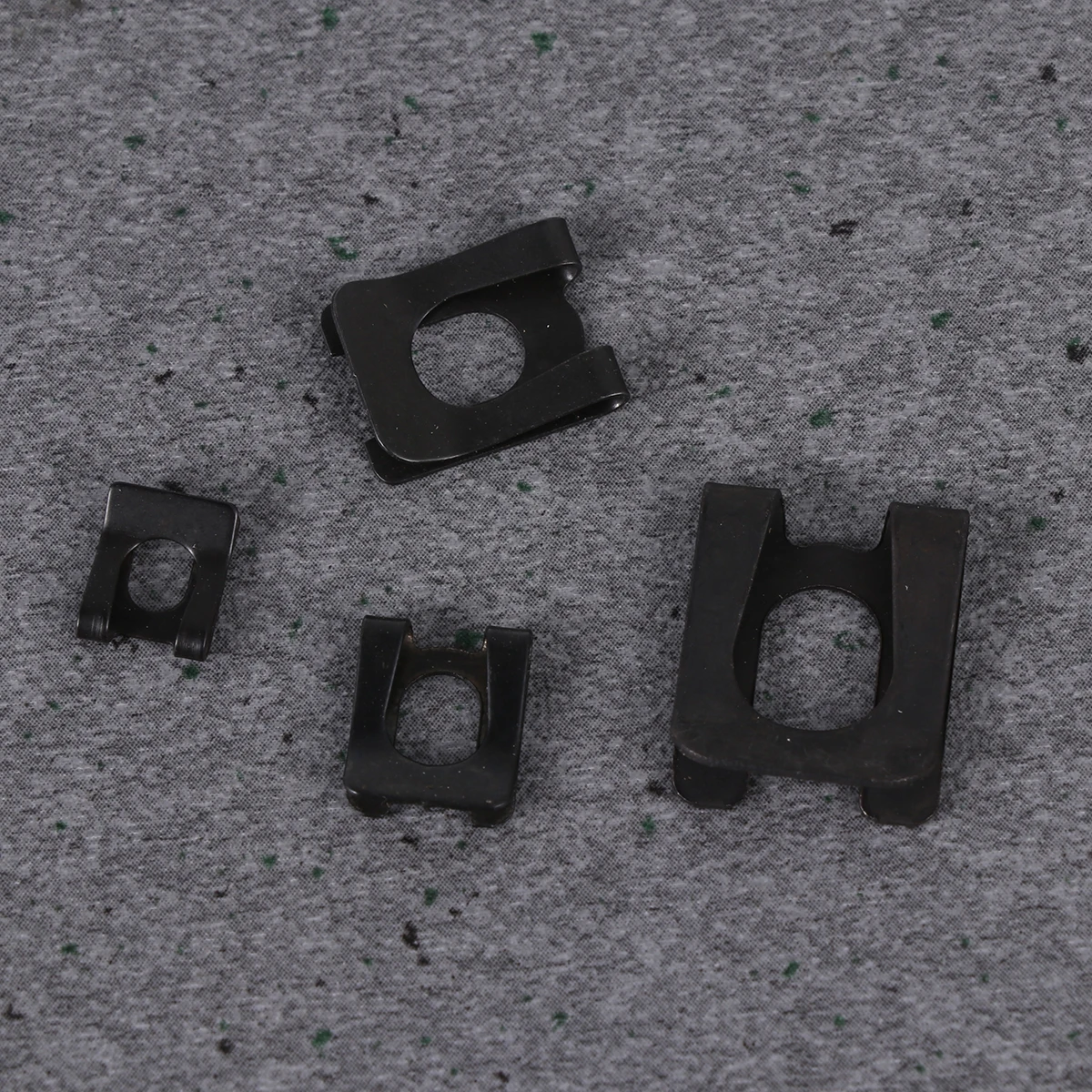 

40pcs Anti Loosening Block Auto Fasteners Premium Metal Car Retainer Oxidative Blackened Durable Replacement for Vehicle