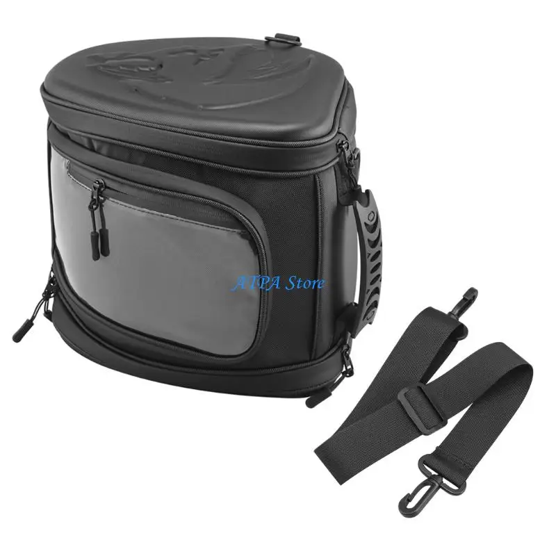 

U13C Quick Mount Storage Bag Waterproof PU Leather Motorcycle Reflective for ADV 150 Safety Easy Mount