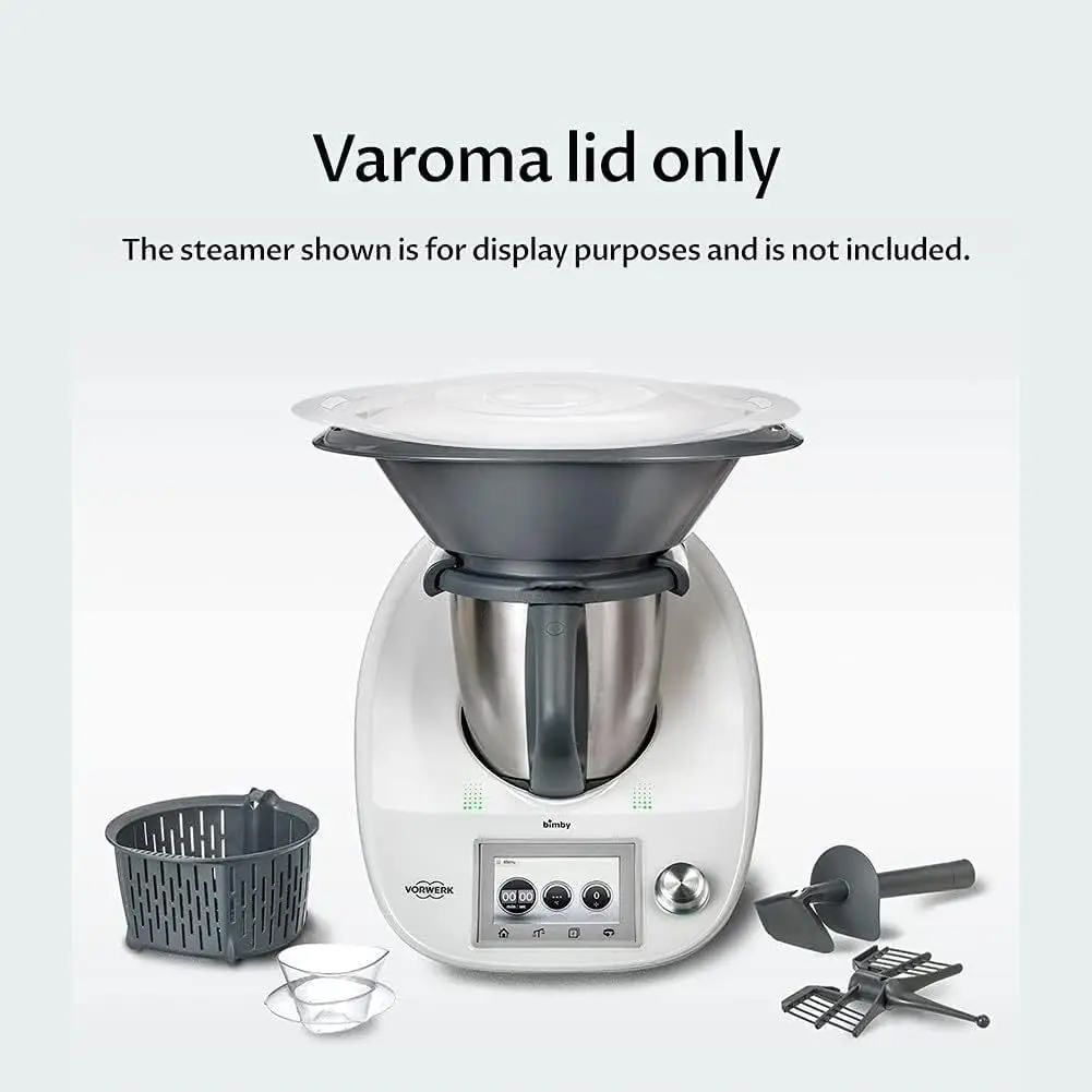 Replacement Varoma Lid for Thermomix TM6 TM5 TM31, Extra Inner Cover for Steamer Bowl & Tray, Universal Food Steamer Accessory