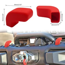 Factory Bumper Tow Hook Covers for Jeep Wrangler JK JL Gladiator JT 2007-2022 Front Bumpers Adds Cushioned