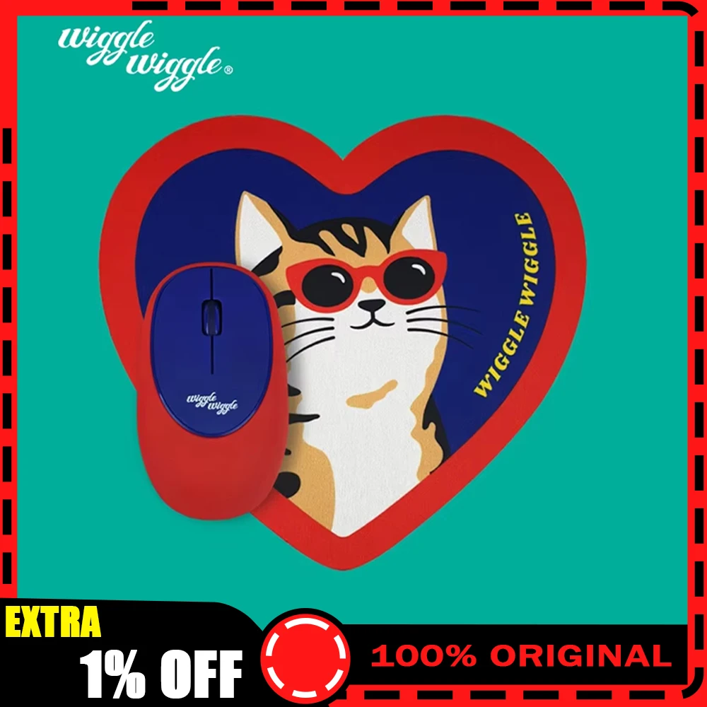 

Wiggle Wiggle Mousepad Thickened Anti-Slip Mouse Pad Office Cute Creative Game Mousepad For Desktop Computer Accessories