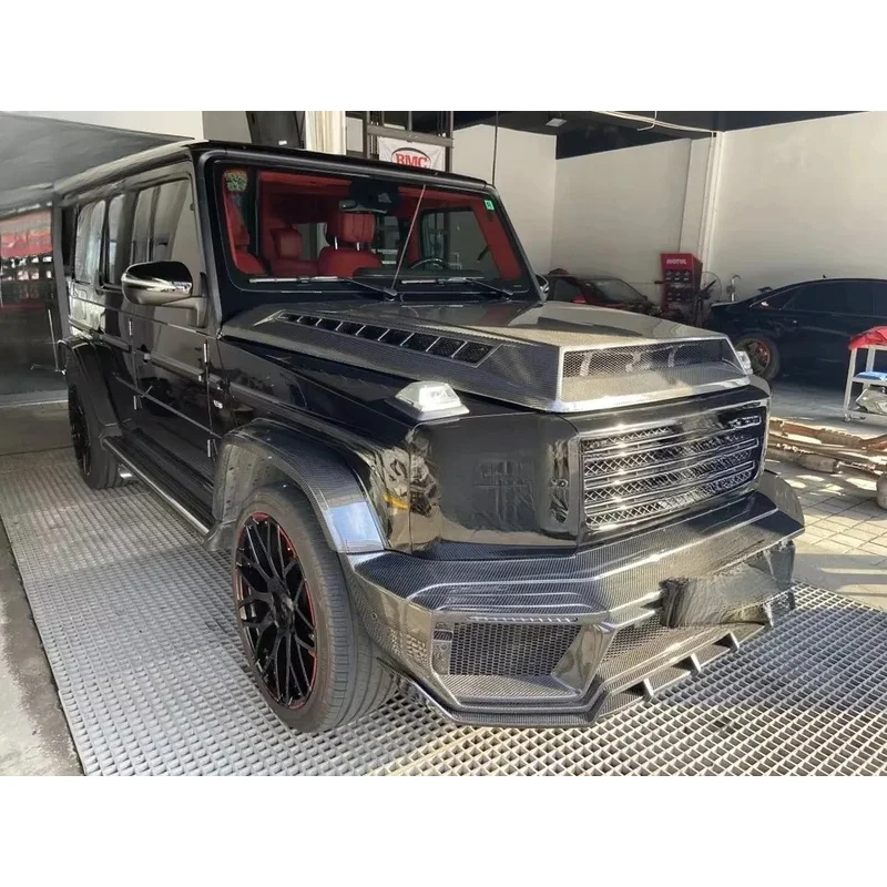 

High Quality Dry Carbon Engine Hood for Mercedes W464 G500 G550 G63 2019-2021