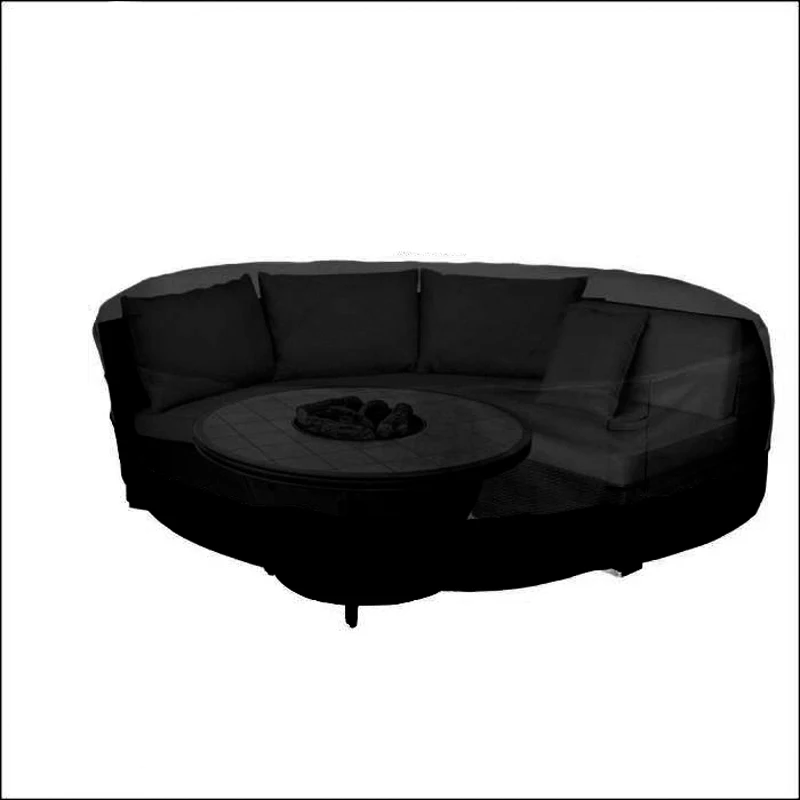 Big Size terrasmeubilair stoelen en tafelsets hoes, waterdichte beschermhoes, 325x76Hcm duurzame 210D stof, op maat gemaakt