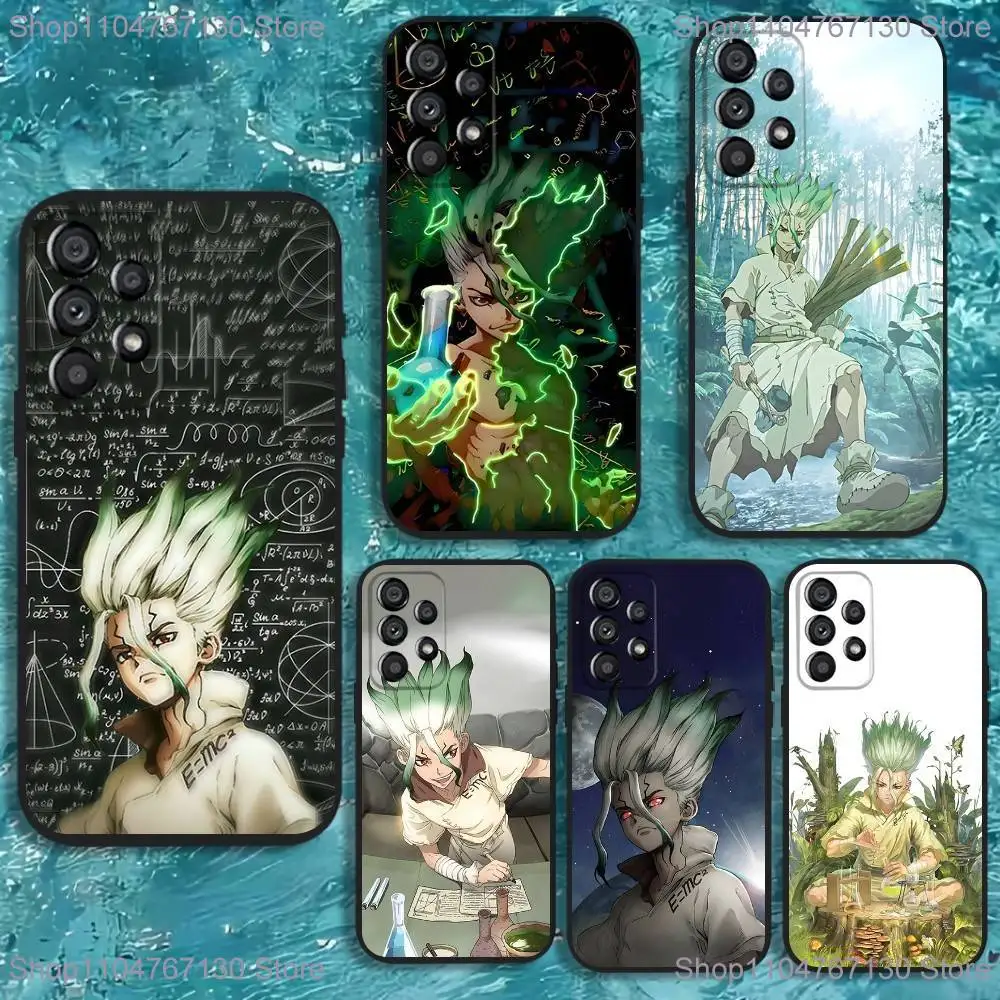 

Senku Ishigami DR S-Stone Phone Case For Samsung Galaxy A20,A21s,A22,A31,A32,A52,A53,A72,73,A80 Soft Black Cover