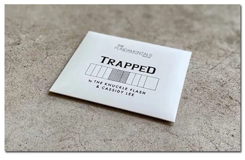 TRAPPED 2.0 (Gimmick and Online Instructions) By The Knuckle Flash Card Magic Tricks Poker Magic Show Close Up Magia Illusions