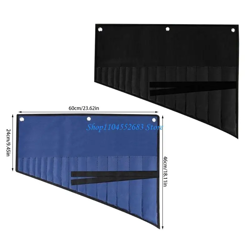 Y6GD Versatile Waterproof Fabric Tool Roll for Workshop Essentials Storage