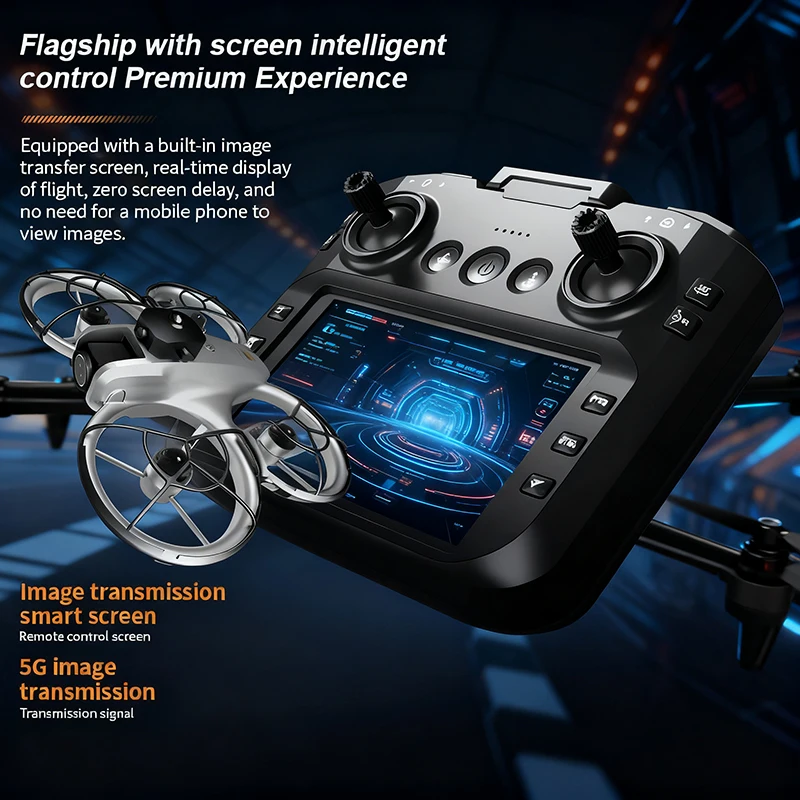 โดรน Z4 Mini ระดับมืออาชีพ กล้องคู่ 4K HD ถ่ายภาพทางอากาศ FPV ระบบระบุตำแหน่งด้วยออปติคอลโฟลว์ ควอดคอปเตอร์บังคับวิทยุ ของเล่น ของขวัญ