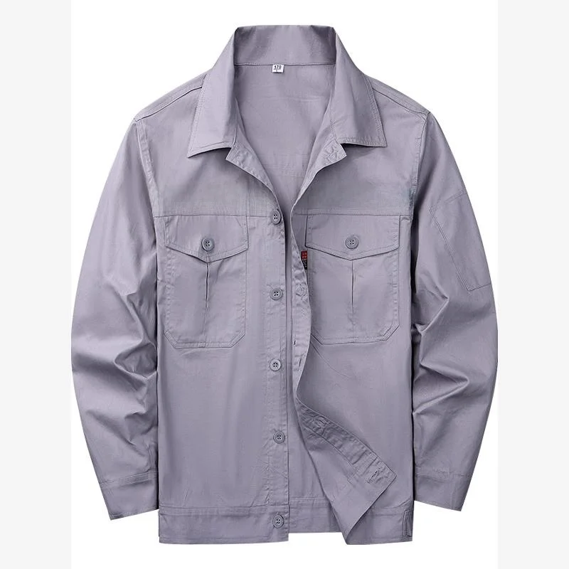 Set da Lavoro Leggero e Traspirante in Puro Cotone per Saldatura, Anti-Scottatura, Confortevole, Assorbente del Sudore, in Cotone Pettinato