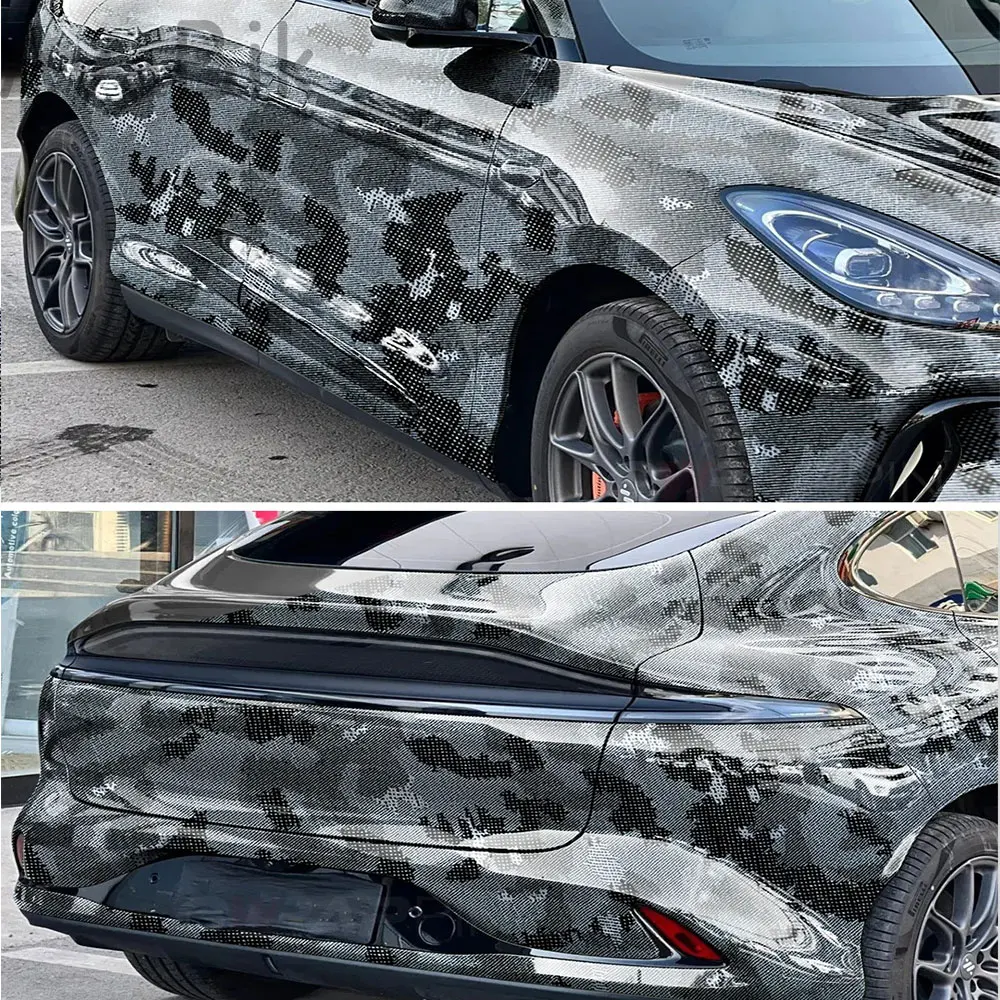 لامع الأزرق بيثون ألياف الكربون الفينيل فيلم لجسم دراجة نارية غطاء لاصق لامع للسيارة الداخلية ملصق ضبط الملحقات منخفضة اللزوجة