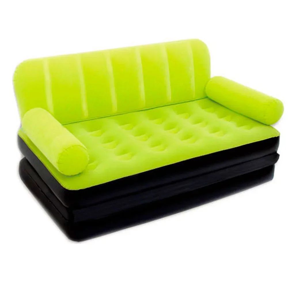 Floding sofa chair inflatable flocked sofa 2 seater bed bedroom Multi-style double casual sofa