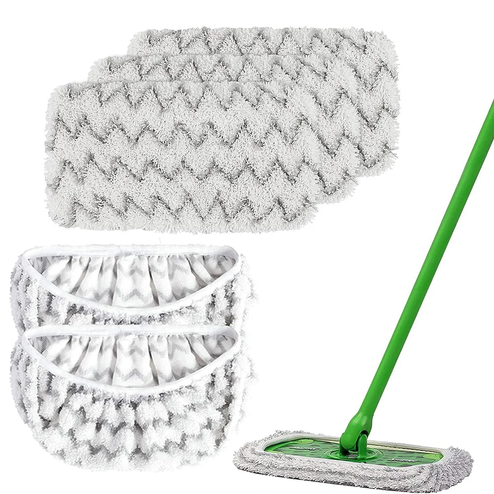 

Reusable Microfiber Mop Pads for Swiffer Sweeper, Mop Cloths, Wet Dry Refills, Household Cleaning Tools, 2 Pcs, 4 Pcs