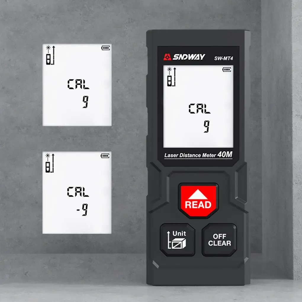 SNDWAY NEW Rangefinder Laser Distance Meter Digital Laser Tape Range Finder Range Finder Ruler Laser Range Finder Measure
