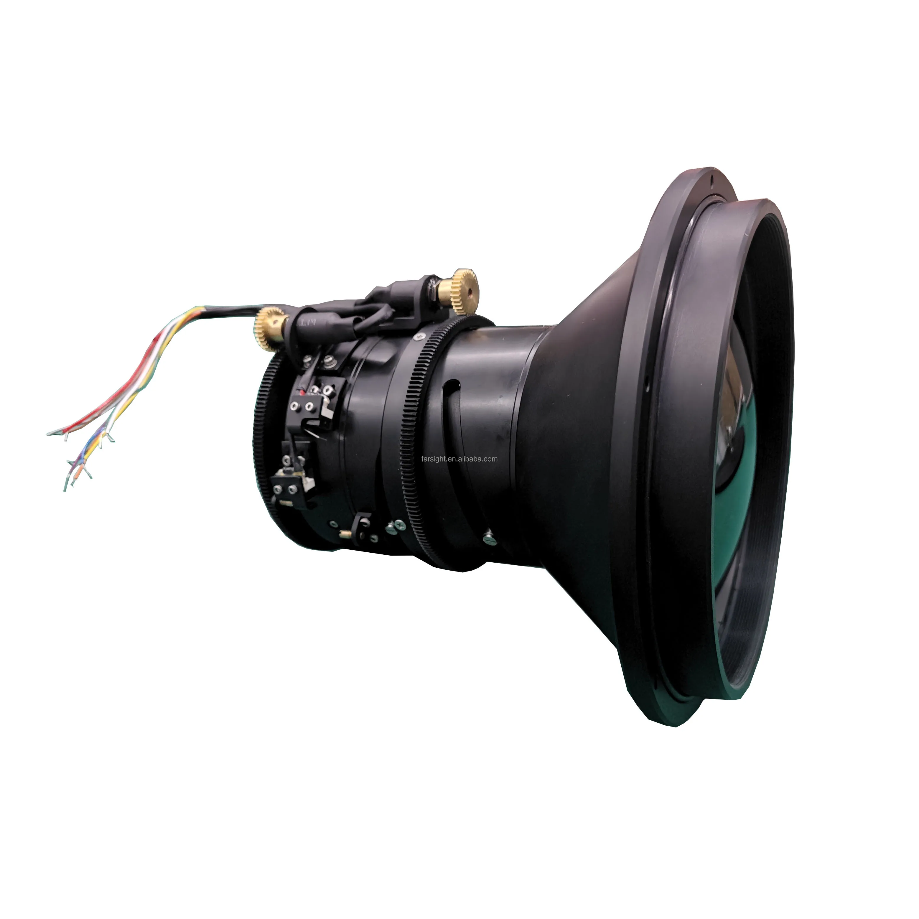 G=rmanium Glass F1.2 30~150mm 5x Optical Zoom Lens for 640x512 Resolution 17 Micron Pixel Uncooled Thermal Imaging Camera