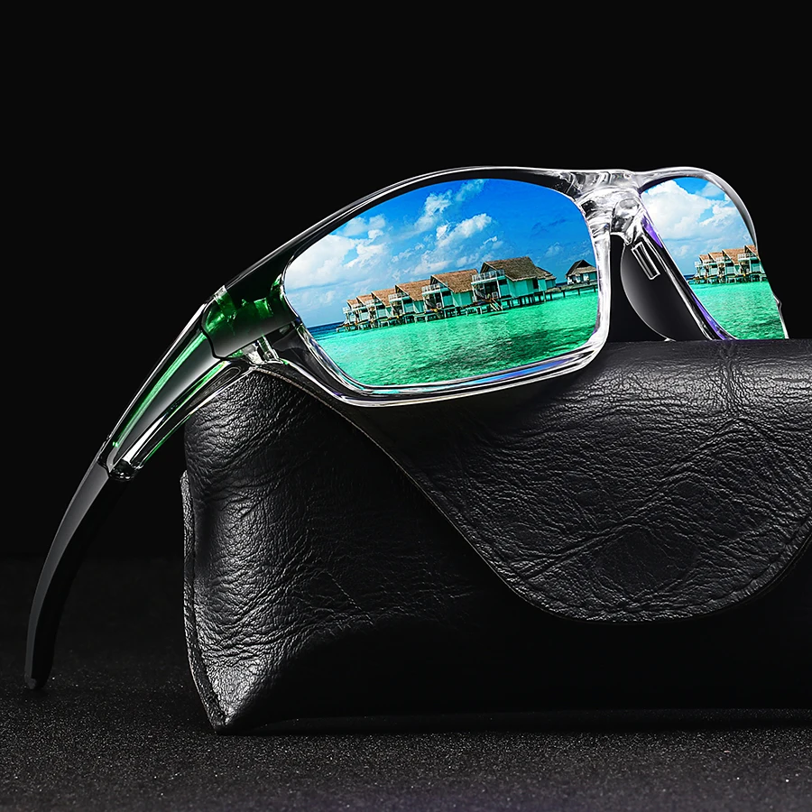 

Fashion Vintage Clear Driving Fishing Cycling Sports Sunglasses Men Women Running Mountaineering Sport Sun Glasses UV400 Eyewear