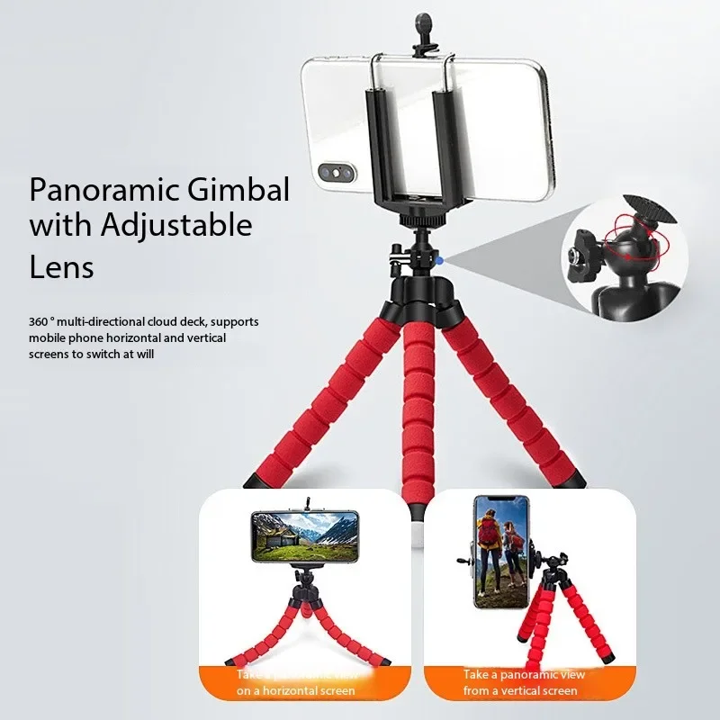 

Tripods Tripod For Phone Mobile Camera Holder Clip Smartphone Monopod Tripe Stand Octopus Mini Tripod Stativ For Phone