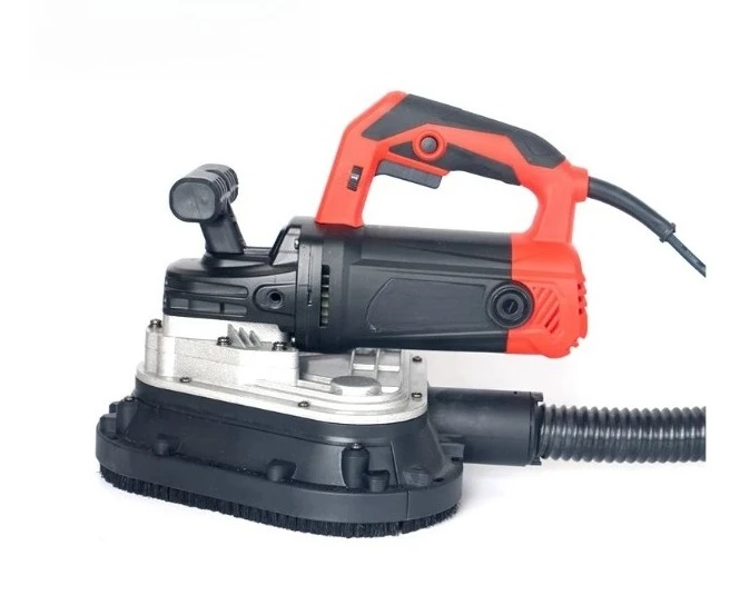 Triple-Head Dustless Wall Sander & Polisher – 3-Pad Design with Integrated Vacuum for Smooth Putty and Cement Finishing