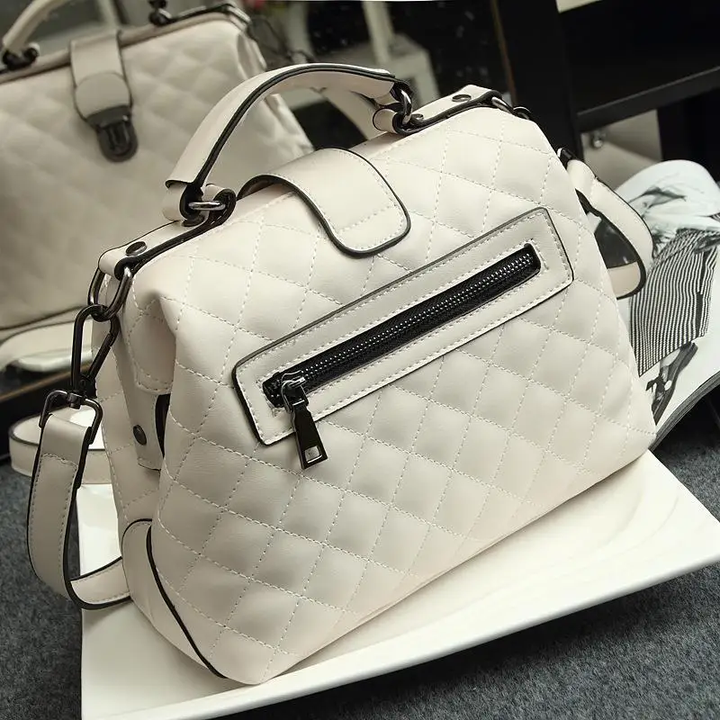 New Square Crossbody Bags for Women Fashion Handbags and Purses Ladies White Shoulder Bag Small Top Fashion Handle Bags Q503