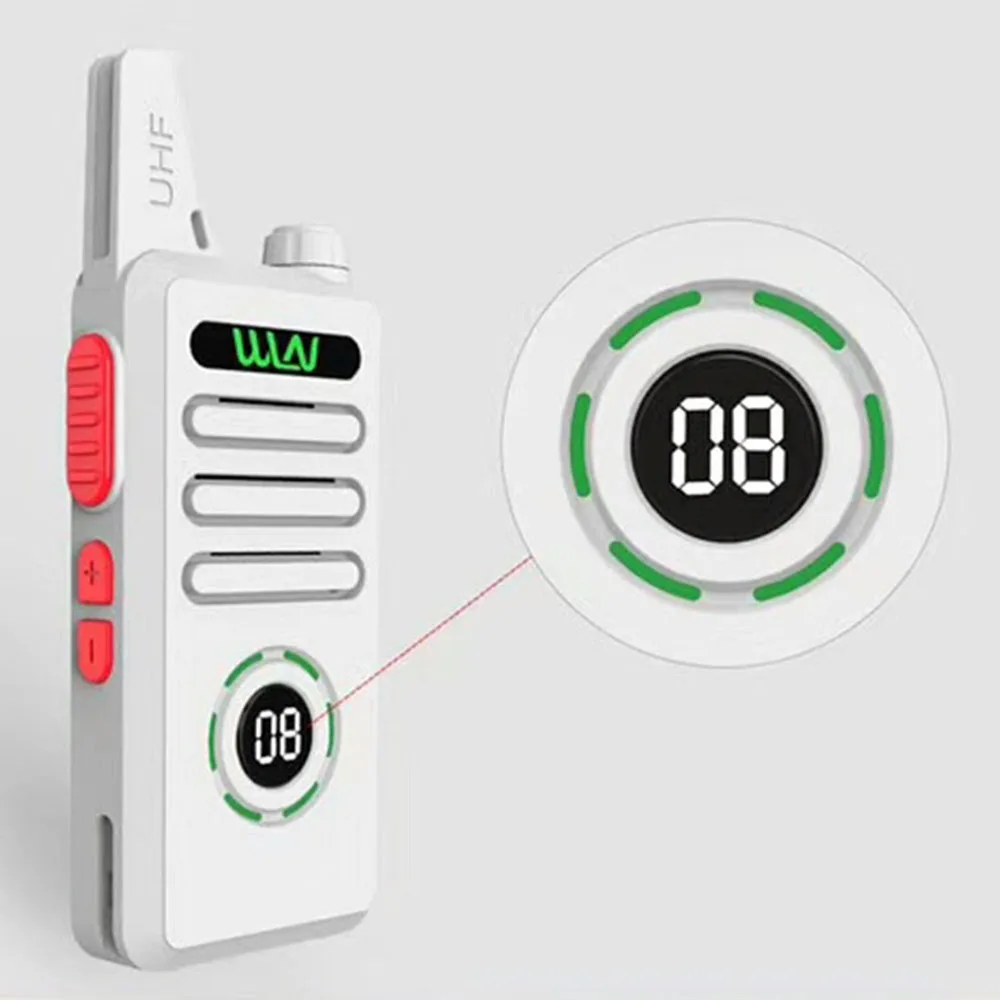 Портативная рация WLN KD-C1plus UHF 400-470 МГц, двусторонняя радиосвязь, Портативный радиоприемник, 16-канальный VOX Slim FM радиоприемник