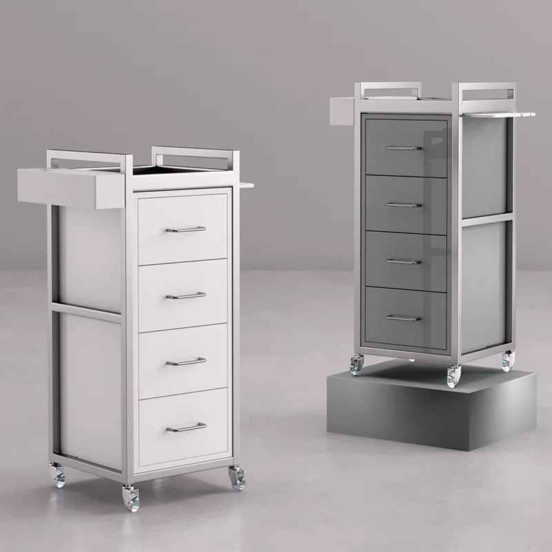 New Barber Shop Tool Cabinet Hair Stylist Drawer Hair Shop Products Floor Cabinet Hair Salon Special Locker