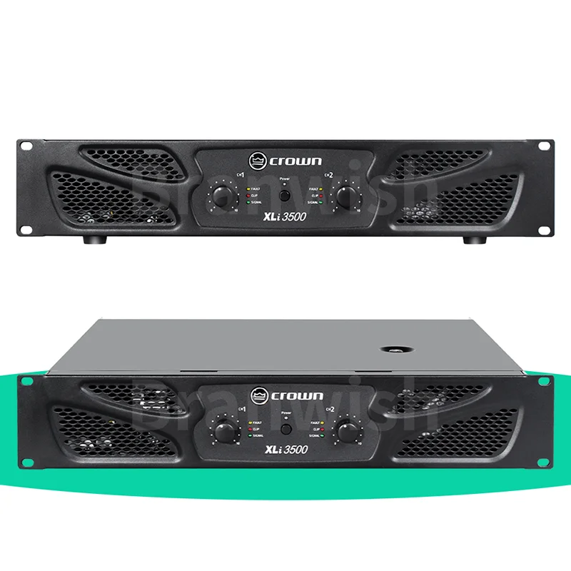 XLi 3500 Professional Power Amplifier 1350W DJ Audio Equipment for Stage KTV Home Line Array Subwoofer