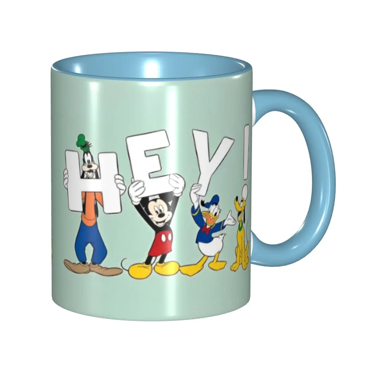 HEY! Mickey And Friends Donald Goofy Mugs Fun Coffee Cup Christmas Gift For Kids Adults