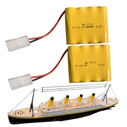 Sostituzione della batteria 9.6V 700mAh applicare nella barca telecomandata Titanic universale