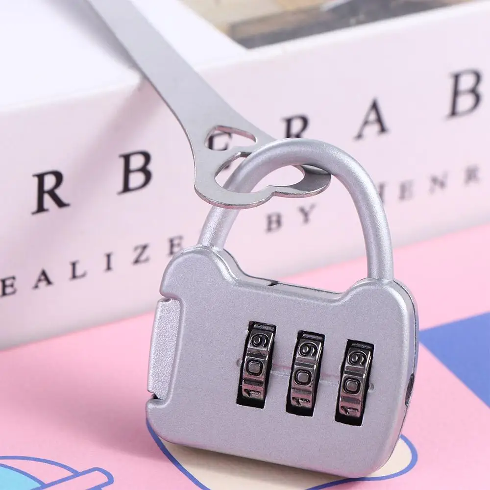 

Красочный мини-цифровой код, студенческий общежитие, прочный навесной замок, чехол на тележке, замок на молнии