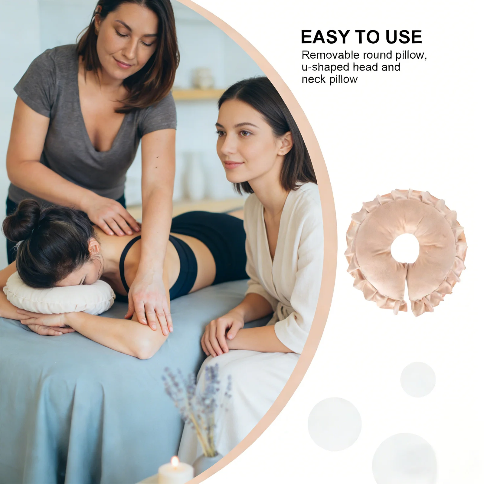 

Подушка для путешествий U-образной формы, 1 шт., для лежания на животе, комфортная поддержка шеи, для путешествий, кемпинга, офиса, дома, мягкий хлопок